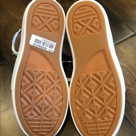 CONVERSE CHUCK TAYLOR MOVE PLATFORM HIGH TOP BLACK leather NEW - Picture 6 of 16